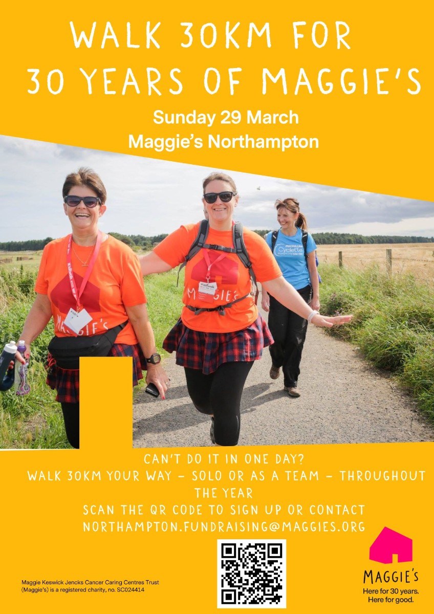 30 KM walk for 30 years of Maggie’s